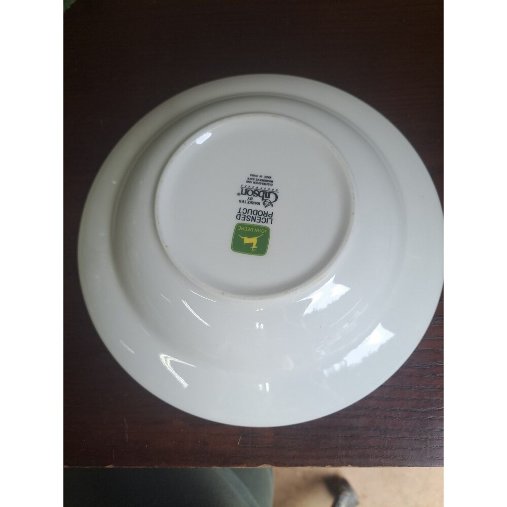 Gibson John Deere 9in Ceramic Soup Bowl - Picture 6 of 10